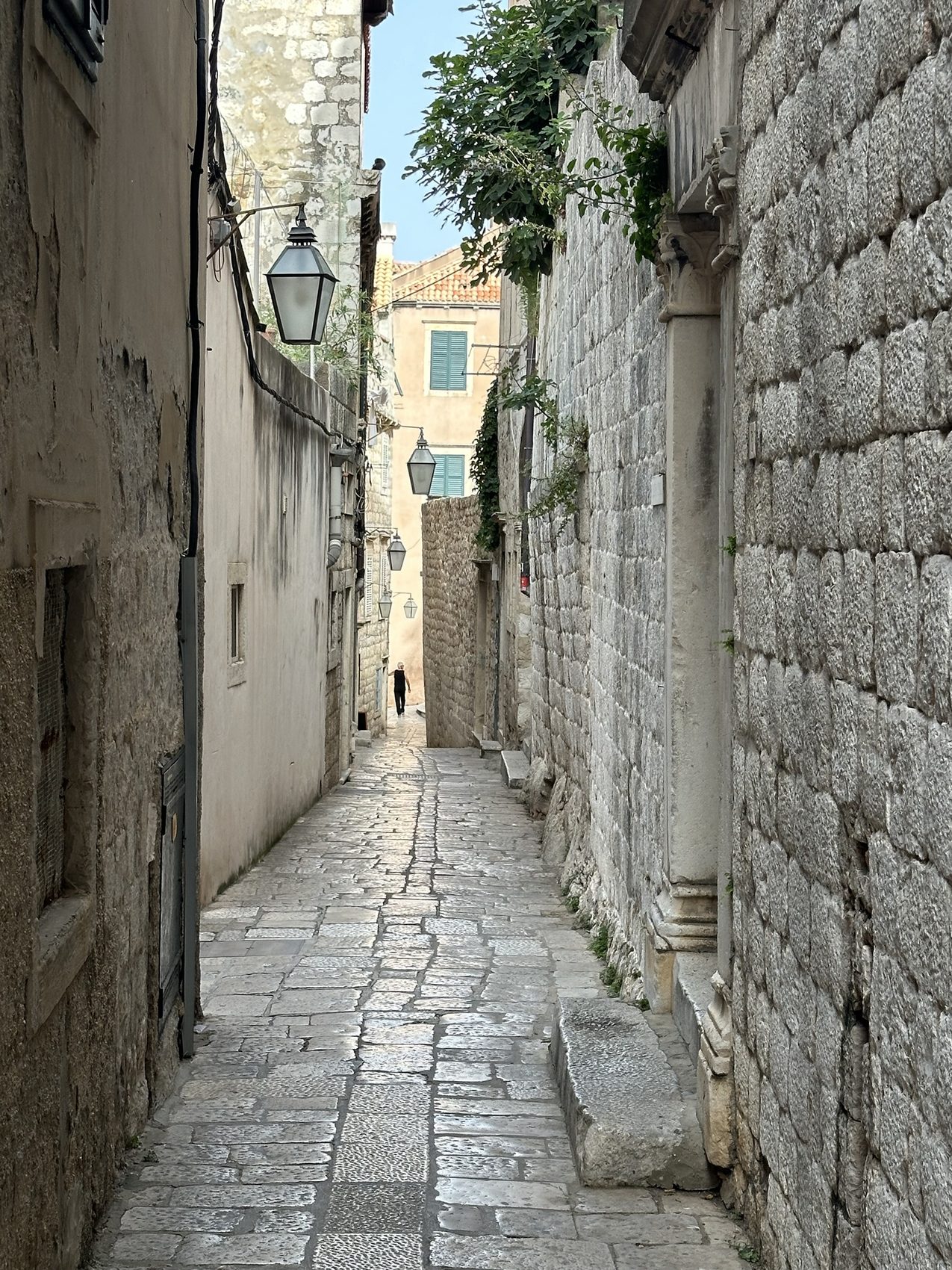 A side street off the main run of the old town.