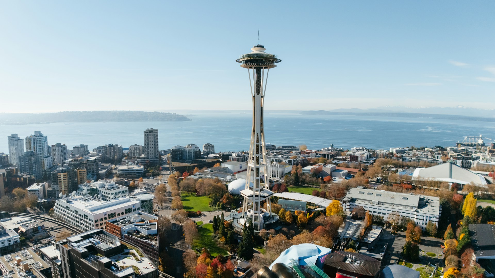 Panoramic view of Seattle skyline