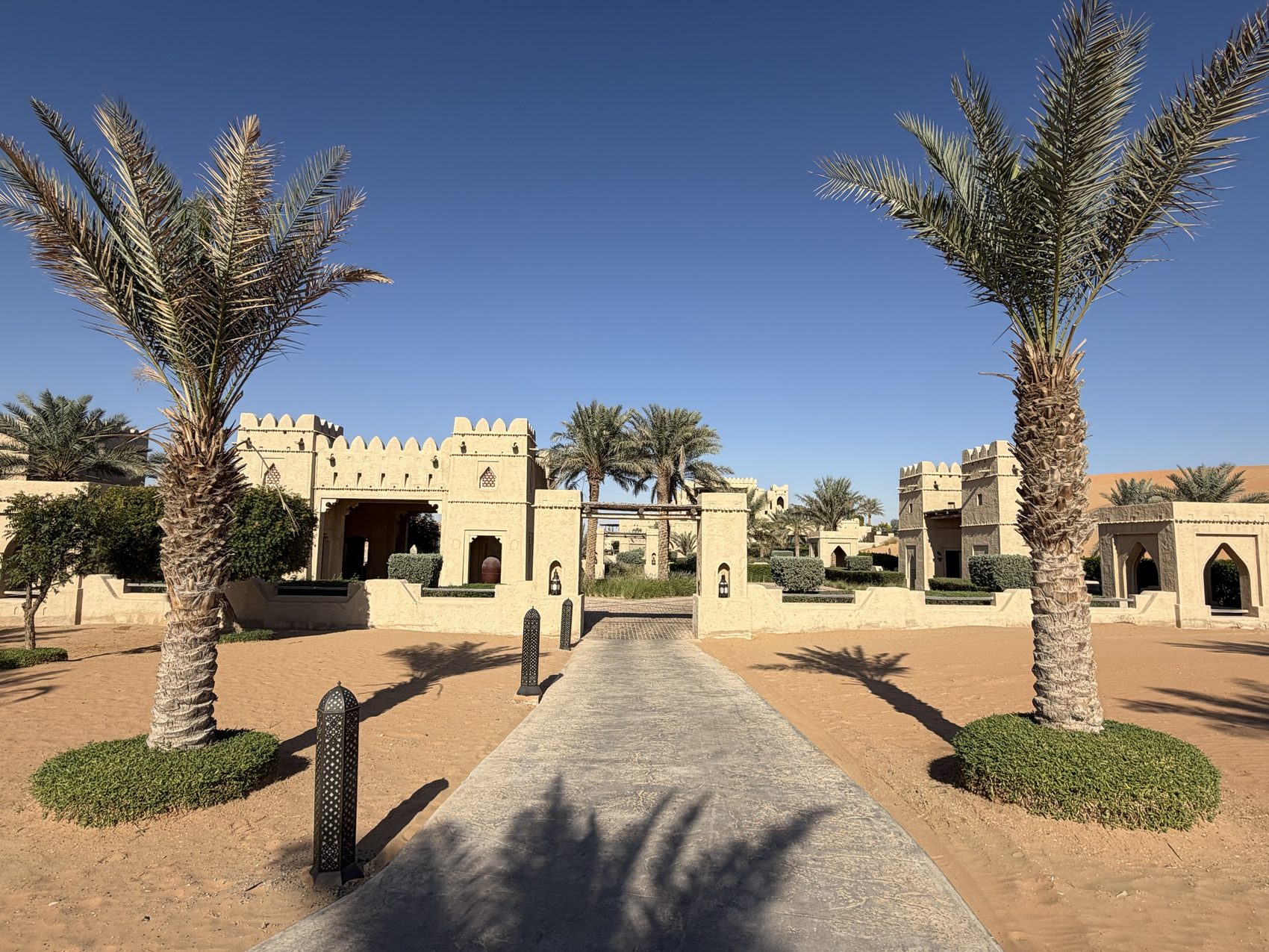 The entrance to Qasr Al Sarab.